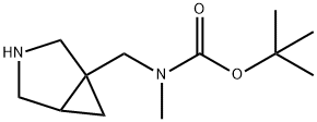 (3-Aza-bicyclo[3.1.0]hex-1-ylmethyl)-methyl-carbamic acid tert-butyl ester structure