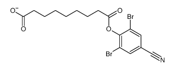 9-(2,6-dibromo-4-cyanophenoxy)-9-oxononanoate Structure