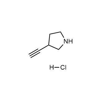 3-Ethynylpyrrolidine hydrochloride structure