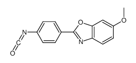 2-(4-isocyanatophenyl)-6-methoxy-1,3-benzoxazole Structure