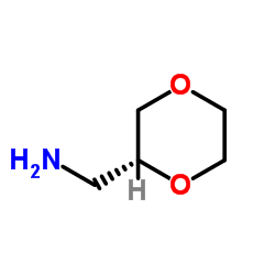 1-[(2R)-1,4-Dioxan-2-yl]methanamine结构式