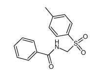 N-(p-Toluolsulfonylmethyl)-benzamid Structure