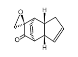 9-spiroepoxy-endo-tricyclo(5.2.2.02,6)undeca-4,10-dien-8-one结构式
