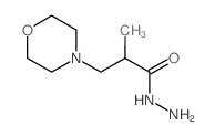 2-methyl-3-morpholin-4-ylpropanehydrazide structure