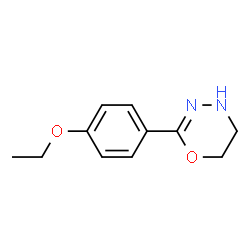 4H-1,3,4-Oxadiazine,2-(4-ethoxyphenyl)-5,6-dihydro-(9CI)结构式