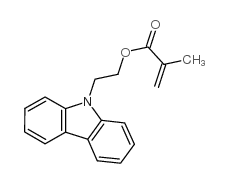 甲基丙烯酸 2-(9H-咔唑-9-基)乙酯结构式