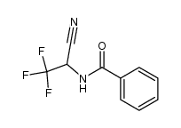 N-Benzoyl-3,3,3-trifluoroalaninonitrile结构式