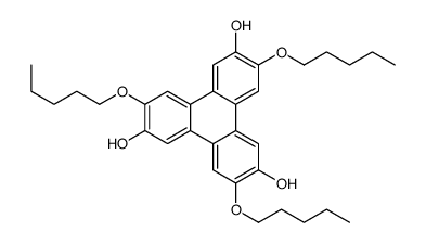 3,7,11-tripentoxytriphenylene-2,6,10-triol Structure