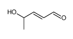 4-hydroxy-2-pentenal结构式