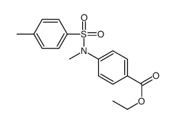 ethyl 4-[methyl-(4-methylphenyl)sulfonylamino]benzoate结构式