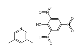 3,5-dimethylpyridinium picrate Structure