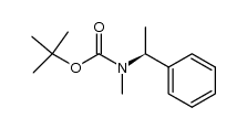 (S)-N-BOC-N-methyl-1-phenylethylamine Structure
