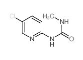 1-(5-Chloro-2-pyridyl)-3-methylurea结构式