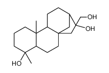 (4S,5R,9S,10R,13R,14S)-14-(Hydroxymethyl)-5,9-dimethyltetracyclo[11.2.1.01,10.04,9]hexadecane-5,14-diol结构式