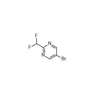 5-Bromo-2-(difluoromethyl)pyrimidine Structure