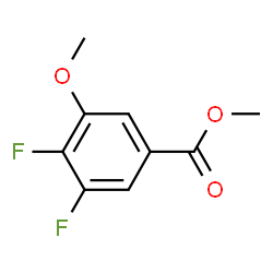 Methyl 3,4-difluoro-5-methoxybenzoate结构式