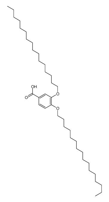 3,4-dihexadecoxybenzoic acid Structure