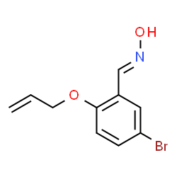 2-(ALLYLOXY)-5-BROMOBENZENECARBALDEHYDE OXIME structure