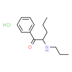 α-Propylaminopentiophenone hydrochloride Structure