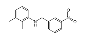 3-[(2,3-Dimethylphenyl)amino-methyl]nitrobenzene结构式