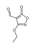 1,2,5-Oxadiazole-3-carboxaldehyde, 4-ethoxy-, 2-oxide (9CI)结构式