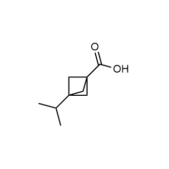 3-异丙基双环[1.1.1]戊烷-1-羧酸结构式