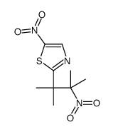 2-(2,3-dimethyl-3-nitrobutan-2-yl)-5-nitro-1,3-thiazole结构式