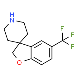 5-(三氟甲基)-2H-螺[苯并呋喃并-3,4-哌啶]结构式