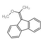 9-(1-methoxyethylidene)fluorene结构式