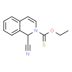 1-Cyano-2(1H)-isoquinolinecarbothioic acid ethyl ester结构式