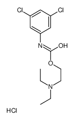 2-[(3,5-dichlorophenyl)carbamoyloxy]ethyl-diethylazanium,chloride结构式