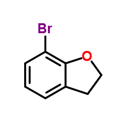 7-Bromo-2,3-dihydro-1-benzofuran Structure