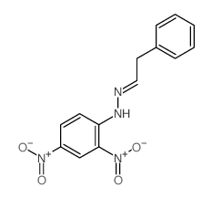 Benzeneacetaldehyde, 2-(2,4-dinitrophenyl)hydrazone structure