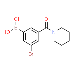 5-Bromo-3-(piperidine-1-carbonyl)phenylboronic acid picture