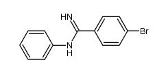N-phenyl-4-bromobenzimidamide结构式