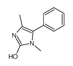 1,4-Dimethyl-1,3-dihydro-5-phenyl-2H-imidazol-2-one结构式