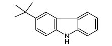 3-(叔丁基)-9H-咔唑结构式