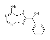 9H-Purine-8-methanol,6-amino-a-phenyl-结构式