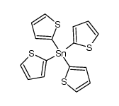 tetra-2-thienylstannane Structure