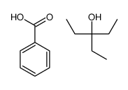 3-PENTANOL, 3-ETHYL-, 3-BENZOATE结构式