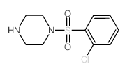 1-((2-CHLOROPHENYL)SULFONYL)PIPERAZINE结构式