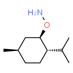 Hydroxylamine, O-[(1R,2S,5R)-5-methyl-2-(1-methylethyl)cyclohexyl]- (9CI) Structure