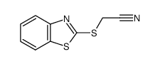 Acetonitrile, (2-benzothiazolylthio)- (8CI,9CI) Structure