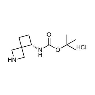 Tert-butyln-[(7s)-2-azaspiro[3.3]heptan-7-yl]carbamate;hydrochloride Structure