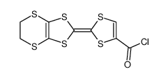 ethylenedithiotetrathiafulvalene acid chloride Structure
