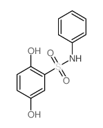 Benzenesulfonamide,2,5-dihydroxy-N-phenyl-结构式