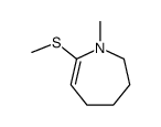 1-methyl-7-methylsulfanyl-2,3,4,5-tetrahydroazepine结构式