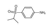 4-(异丙基磺酰基)苯胺结构式