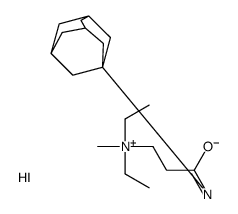 [3-(1-adamantylamino)-3-oxopropyl]-diethyl-methylazanium,iodide Structure