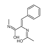 2-acetamido-N-methyl-3-phenylprop-2-enamide Structure
